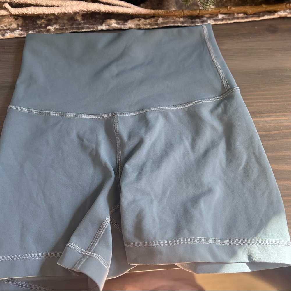 lululemon athletica High-Rise Bike Shorts in Slate Blue 4inch